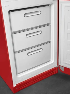 New Smeg retrojääkaappipakastin FAB32RRD5 punainen, oikea