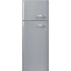 Smeg retrojääkaappipakastin FAB30LSV5 hopea, vasen