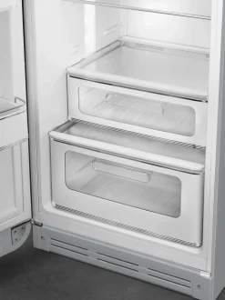 Smeg retrojääkaappipakastin FAB30LSV5 hopea, vasen