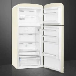 Hot Smeg retrojääkaappi-pakastin FAB50RCR5, kerma, oikea