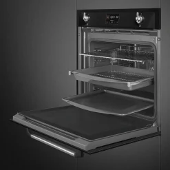 Sale Smeg SOP6902S2PN 60cm yhdistelmähöyryuuni Viktoria, musta