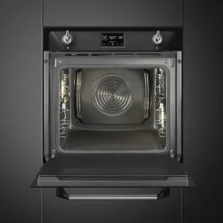 Sale Smeg SOP6902S2PN 60cm yhdistelmähöyryuuni Viktoria, musta