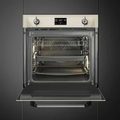 SOP6902S2PP 60cm yhdistelmähöyryuuni Viktoria, kerma*Smeg Best