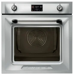 SOP6902S2PX 60cm yhdistelmähöyryuuni Viktoria, teräs*Smeg Outlet