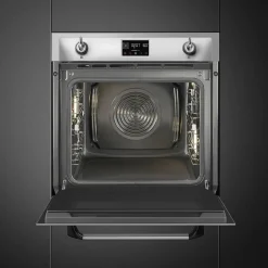 SOP6902S2PX 60cm yhdistelmähöyryuuni Viktoria, teräs*Smeg Outlet