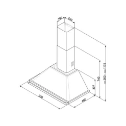 Victoria liesituuletin 90 cm KT90PE kerma*Smeg Best