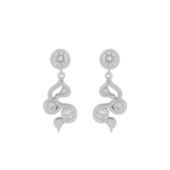 Outlet Snu00f6 of Sweden Snö of Sweden korvakoru Malibu, hopea/kirkas