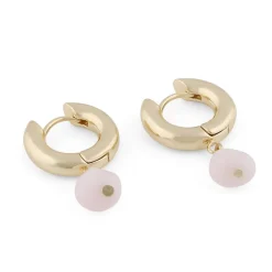 New Snu00f6 of Sweden Snö of Sweden korvakoru Sanna, kulta/v.punainen