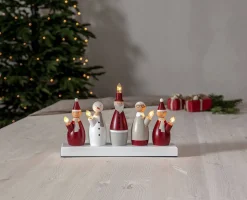 Clearance Star Trading 5-haarainen kynttelikkö Tomtefamilj