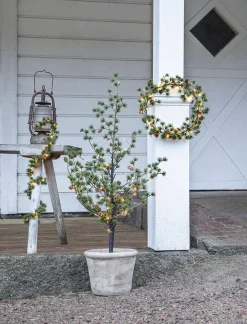 Clearance Star Trading kranssi Larix 40 cm