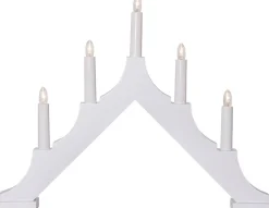 kynttelikkö Alma 5 l valkoinen*Star Trading Hot