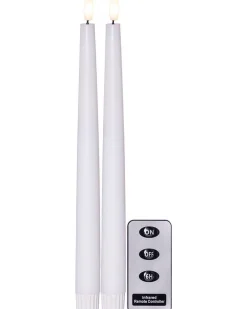 Star Trading LED-antiikkikynttilä Flamme Slim 28 cm valkoine