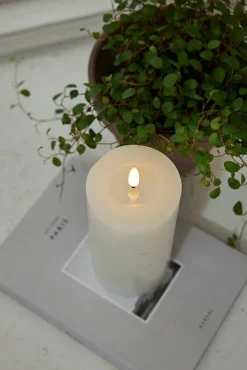 LED-kynttilä Flamme Flow 17,5 cm valkoinen*Star Trading Online