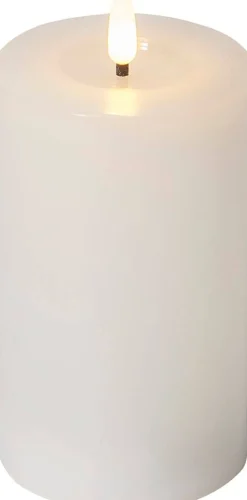 Discount Star Trading LED-kynttilä Flamme Flow 15 cm valkoinen