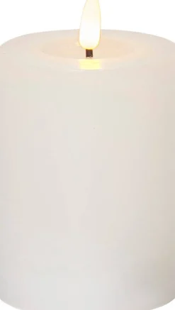 Outlet Star Trading LED-kynttilä Flamme Flow 12,5 cm valkoinen