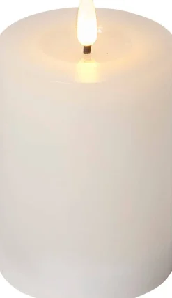 Outlet Star Trading LED-kynttilä Flamme Flow 12,5 cm valkoinen