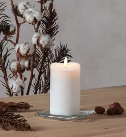 LED-kynttilä Flamme 14 cm valkoinen*Star Trading New