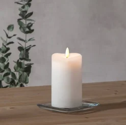 LED-kynttilä Flamme 14 cm valkoinen*Star Trading New