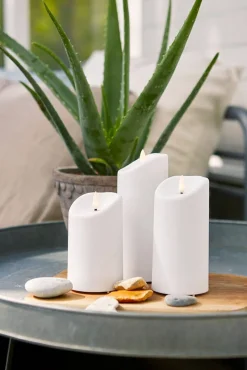 LED-kynttilä Flamme 18 cm IP44 valkoinen*Star Trading Sale