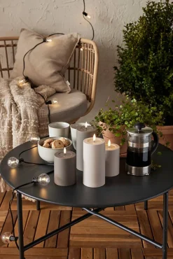 LED-kynttilä Flamme Soft 12,5 cm ruskea*Star Trading Outlet