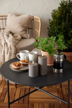 LED-kynttilä Flamme Soft 12,5 cm ruskea*Star Trading Outlet