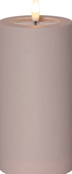 LED-kynttilä Flamme Soft 17,5 cm beige*Star Trading