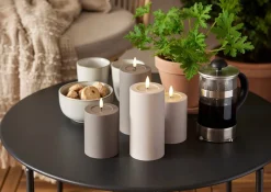 LED-kynttilä Flamme Soft 17,5 cm beige*Star Trading