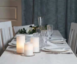 LED-kynttilä May valkoinen 3 kpl*Star Trading