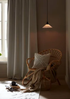 verhot Colin 135x280 cm beige 2 kpl*Svanefors Discount