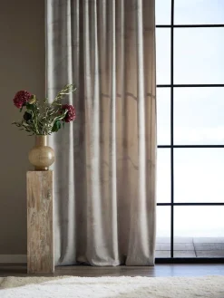 Clearance Svanefors verhot Elise 135x280 cm beige 2 kpl