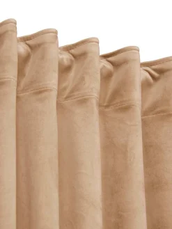 verhot Elise 135x280 cm keltainen 2 kpl*Svanefors Online