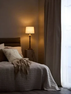 verhot Olle 140x280 cm nougat 2 kpl*Svanefors Discount