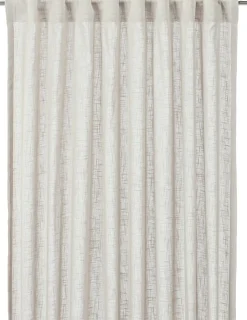 Outlet Svanefors verhot Otila 125x250 cm beige 2 kpl