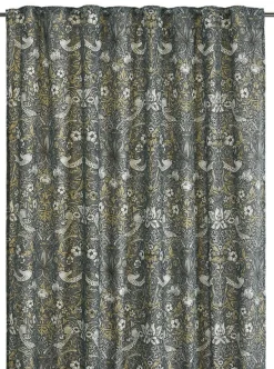 verhot Vilja 130x250 cm harmaa 2 kpl*Svanefors Clearance