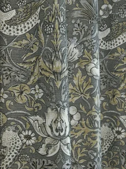 verhot Vilja 130x250 cm harmaa 2 kpl*Svanefors Clearance