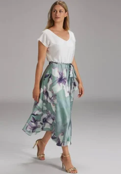 Swing mekko 5AG05300 5801 Vihreu00e4 / Valkoinen