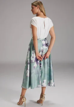 Swing mekko 5AG05300 5801 Vihreu00e4 / Valkoinen