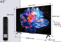 Outlet Tcl 4K HDR 43P61K GOOGLE-TV
