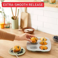 Tefal muffinivuoka 6 kuppia Ceramik 27,5x22,5 cm