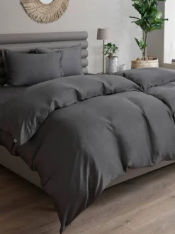 New TEMPUR pussilakana Silky Bamboo 150x210 cm anthracite