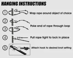 New Ticket to the moon kiinnitysköysipussi Hammock