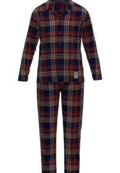 Hot Tom Tailor flanellipyjama 71447-5200 424 Red-medium check