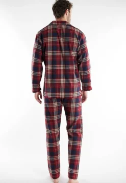Hot Tom Tailor flanellipyjama 71447-5200 424 Red-medium check