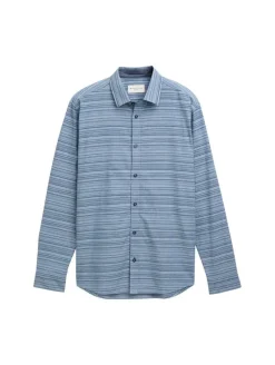 Sale Tom Tailor paita 1047327 38490 Teal blue varied cross stripe