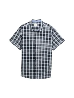 Sale Tom Tailor Plus paita SS 1048148 37983 Navy Powder Blue Check