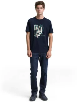 Best Tom Tailor t-paita 1047788 10668 Sky captain blue