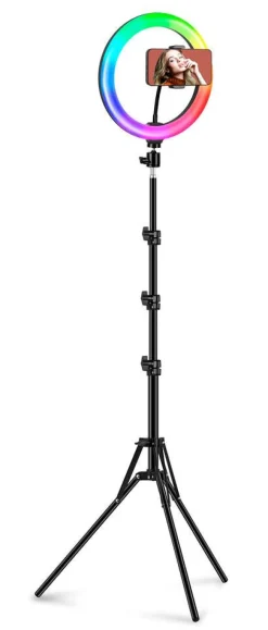 Hot Toyrock rengasvalo 26 cm säädettävällä jalalla