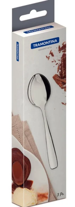 Essentials jälkiruokalusikat 18 cm 3 kpl*Tramontina Best