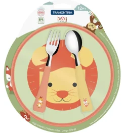 Outlet Tramontina ruokailusetti Baby Friends 3 kpl