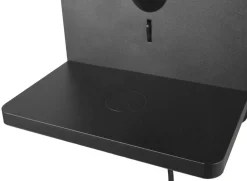 Trio Lighting Comfort seinävalaisin E14 mattamusta latausase